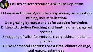 Forest & Wildlife Resources - Class 10 Geography | English Medium Notes 📖✨ sst