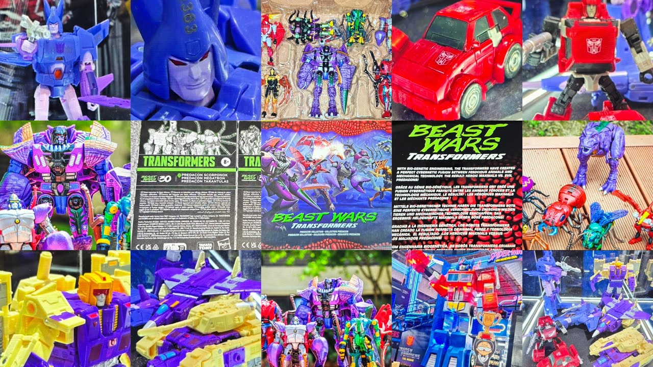 New transformers figures in hand images! Beast wars predacons & studio series 86 Hasbro booth MTMTE