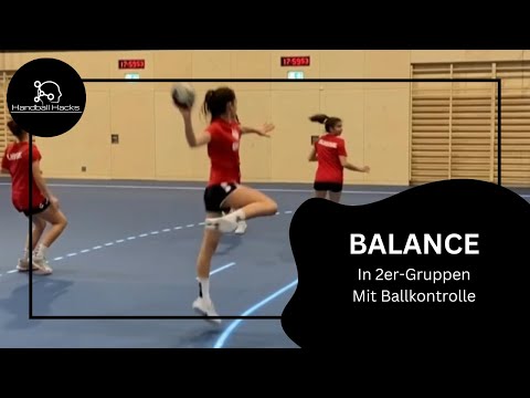 Bessere Balance und Ballkontrolle in 2er Gruppen