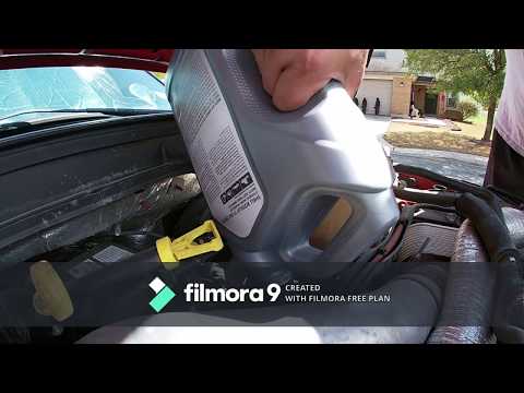 Ford F250 Oil Change with Hot Shot Secret Stiction Eliminator