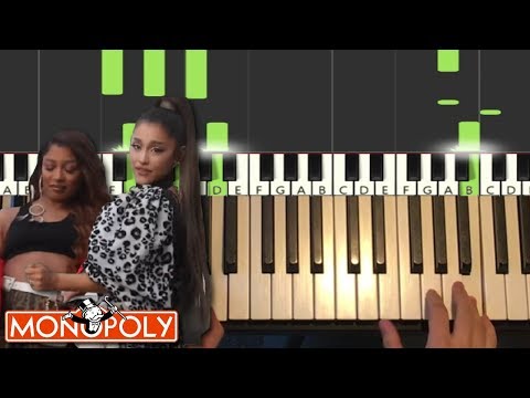 Ariana Grande - MONOPOLY (Piano Tutorial Lesson)