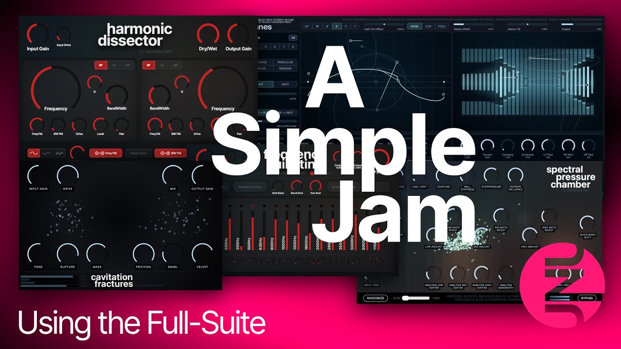 Unusable Engineering Jam | Experimental Digital Synth and FX Suite - YouTube