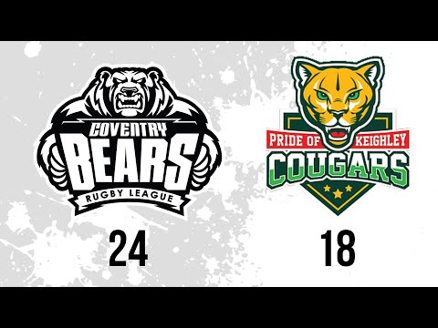 Highlights: Coventry Bears 24 Keighley Cougars 18 - Betfred League 1, 2021, Round 7 (rearranged) 4K