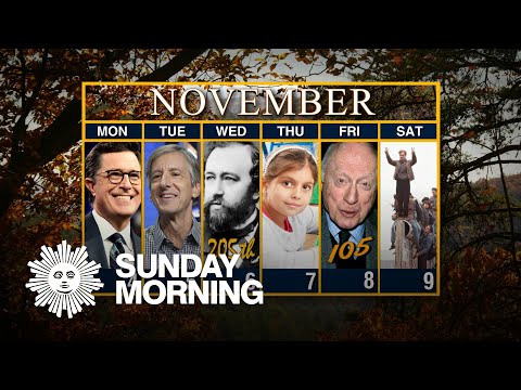 Calendar: Week of November 4