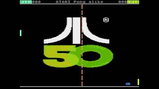 ATARI XL / XE =+ ANOTHER PONG += NEW VERSION 2022