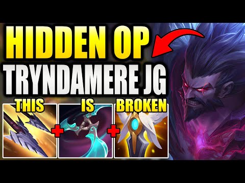 HOW TO ABUSE THE POWER OF TRYNDAMERE JUNGLE TO CLIMB SUPER EASILY. (HIDDEN OP FOR SURE)