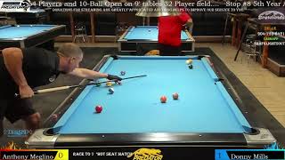 Anthony Meglino vs Donny Mills | 2021 Brewlands Billiards Tampa, FL Open 10-Ball Event Match 13