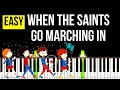 When The Saints Go Marching In Easy Piano Tutorial For Beginners Learn To Play Piano And Keyboard