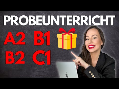 🎁KOSTENLOSER DEUTSCHUNTERRICHT für A2, B1, B2 und C1 (Deutsch lernen | learn German) trailer