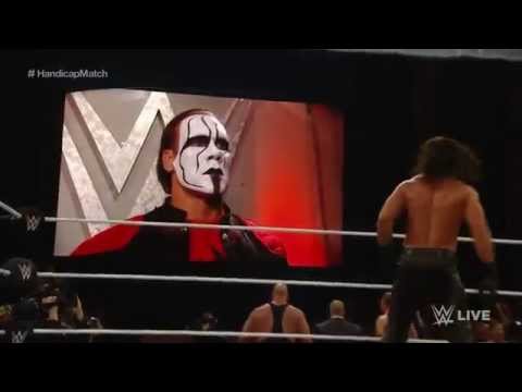 Sting's WWE RAW Debut & Brock Lesnar destroys The Authority - WWE Raw January 19 2015 Video