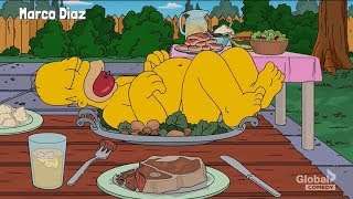The Simpsons - Homers self cannibalism
