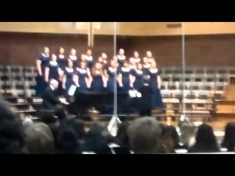 Napa High School, women's chamber choir at Golden State Choral 2016