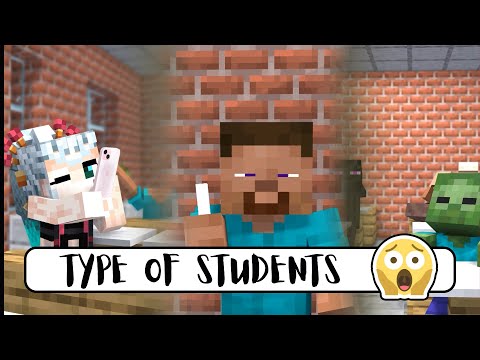 EPIC Minecraft Animation: 10 Insane Student Types! 😂👻