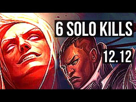VLAD vs LUCIAN (MID) | 6 solo kills, 800+ games, 1.0M mastery, Godlike | NA Diamond | 12.12