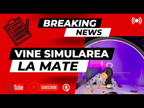 Cum sa iei 5 in SIMULARE la MATE ??