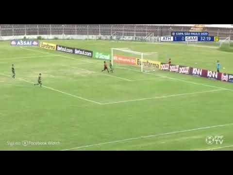Gol de Iago do Athetico-PR na Copa São Paulo 2020. Jogador natural de Água Branca-PI