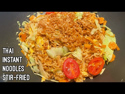 Pad MAMA | Thai instant Noodles Recipe | Instant Ramen Noodles Stir-Fry