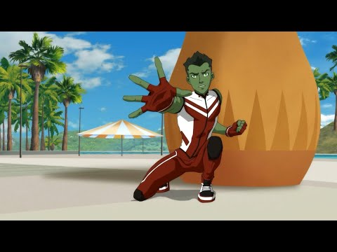 Beast Boy Powers and Fight Scenes - Young Justice