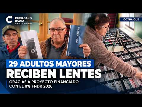 Adultos mayores de Coyhaique reciben lentes gracias a proyecto financiado con el 8% FNDR 2026