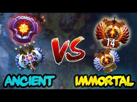 3x LVL 25 Master Tier Ancient Players vs TOP-14 Rank + Immortal Players Stack - EPIC Battle Dota 2