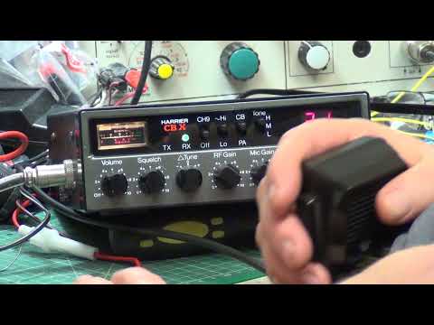 Harrier CBX CB27/81 UK FM CB radio -  On The Air test