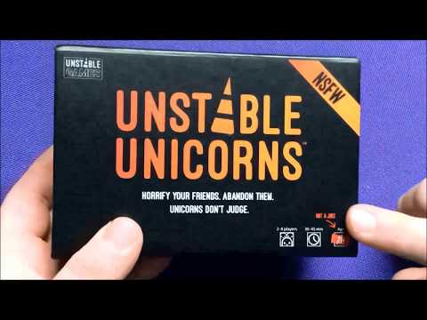 Unstable Unicorns: NSFW Base Set - Components *Not Suitable for people under 21*