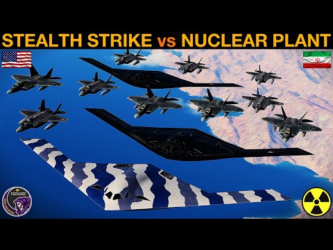 How Far Could A Stealth B-21 & F-22 Raid Penetrate Into Iran? (WarGames 215) | DCS