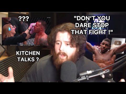 The MMA GURU RAGES at UFC Doctor for stopping Covington vs Buckley because of a cut