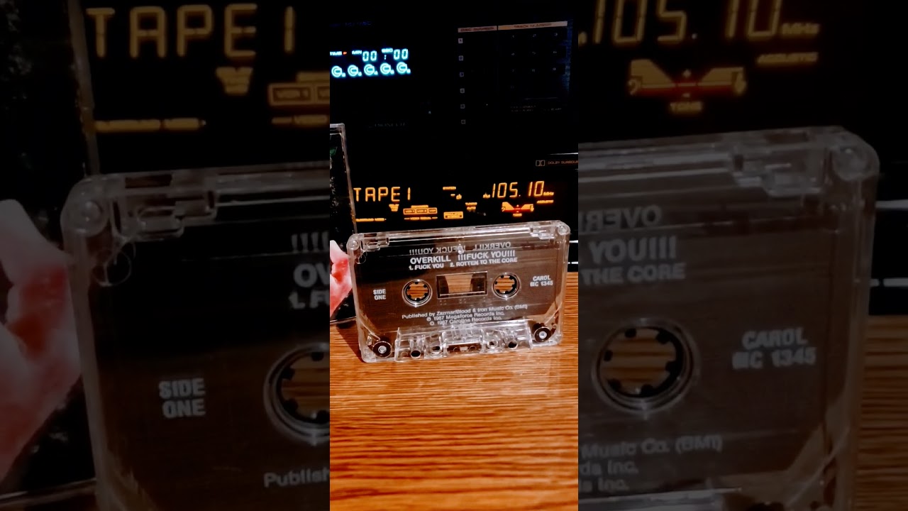 Overkill EP! 🤟👊 #overkill #metal #collection #cassette #music #shorts #viral #fyp #trending