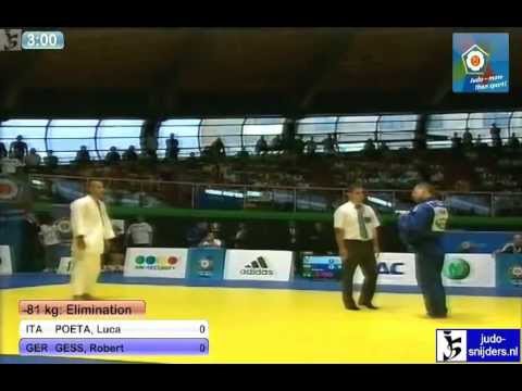 Judo 2012 World Cup Rome: Poeta (ITA) - Gess (GER) [-81kg]
