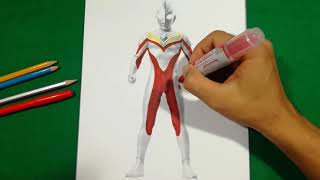 ULTRAMAN DYNA SAY NOTHING WITH RED COLOR Coloring Pages SAILANY Coloring Kids