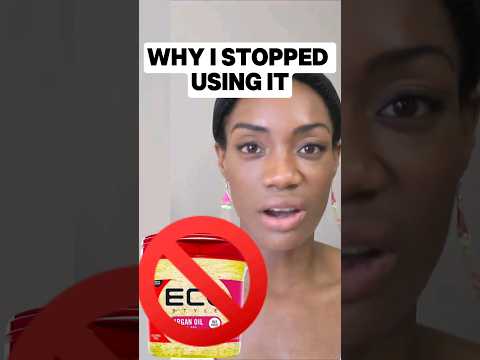 🔥 WHY I STOPPED USING ECO STYLER GEL ☠️ #naturalhaircare #edgecontrol #naturalhairproducts