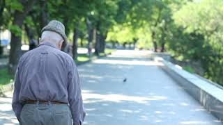 Old man stock video