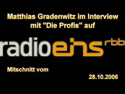 Legasthenie bei "Die Profis" auf radioeins-rbb 28-10-06
