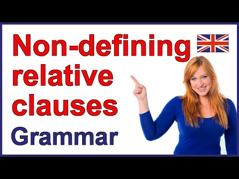 Non-defining relative clauses | English grammar rules Video