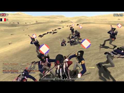 Mount & Blade Napoleonic Wars Linebattle | NANWL 22e vs 73rd