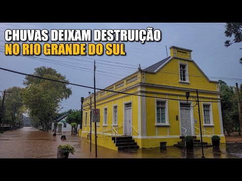 CHUVAS CAUSAM DESTRUIÇÃO E M0RTES NO RIO GRANDE DO SUL!