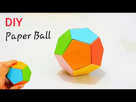 Origami Ball | Paper ball DIY | How to make paper Ball at home | Origami 3D | Paper craft easy
