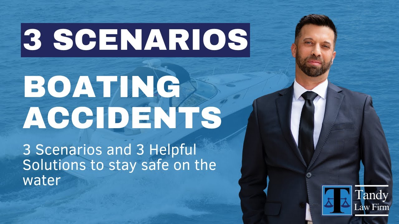 3 Scenarios 3 Solutions: Let’s Boat Safely Together