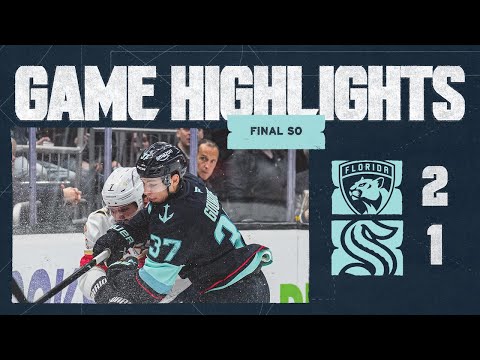 Seattle Kraken vs. Florida Panthers | 12/10 Game Highlights