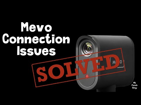 Mevo Connection Issues - SOLVED