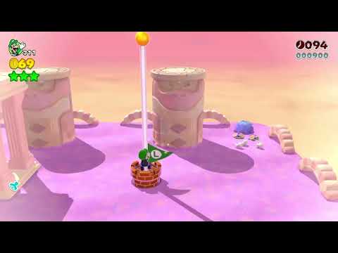 Super Mario 3D World (Switch) 3-4 Itemless Speedrun - Time: 6 (TWR)