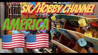 USAでスケートボード買ったよ🛹😁 Americaのスケートボード屋さんに行ってきました！＠２８７ skateboard スケボー