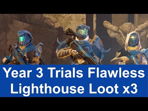 Destiny Rise of Iron - Trials of Osiris Flawless Lighthouse Loot x3 - Asylum