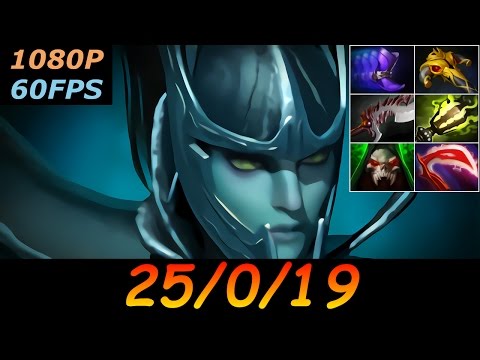 Dota 2 Phantom Assassin Pro 25/0/19 (Kills/Deaths/Assists) Top MMR 671 GPM Ranked Full Gameplay
