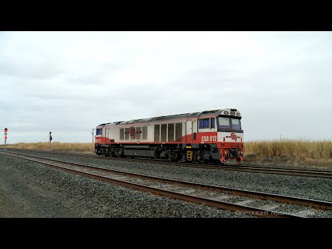 SCT CSR012 CRRC Ziyang Diesel Locomotive Departs Gheringhap (21/12/2020) - PoathTV Australian Trains