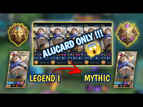 ALUCARD ONLY (Maniac) | LEGEND I - MYTHIC GamePLay | HighLights 🔥