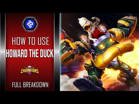 How To Use [ Buffed ] HOWARD THE DUCK Easily | Furies & Armor Breaks | Marvel Contest Of Champions