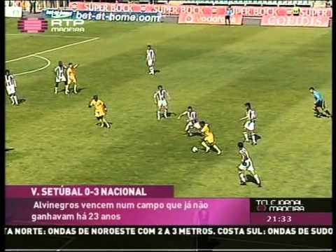 Nacional com vitória expressiva em Setúbal