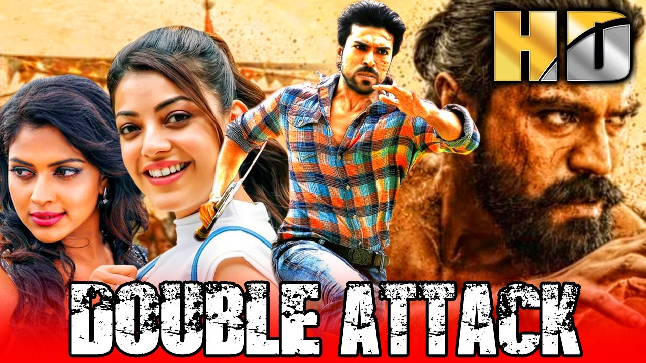 Double Attack - Ram Charan Superhit Hindi Dubbed Movie | Kajal, Amala Paul